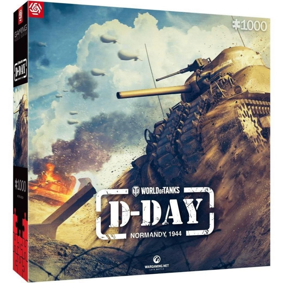 Пазл класичний World of Tanks D-DAY GoodLoot 5908305247524, 1000 елементів