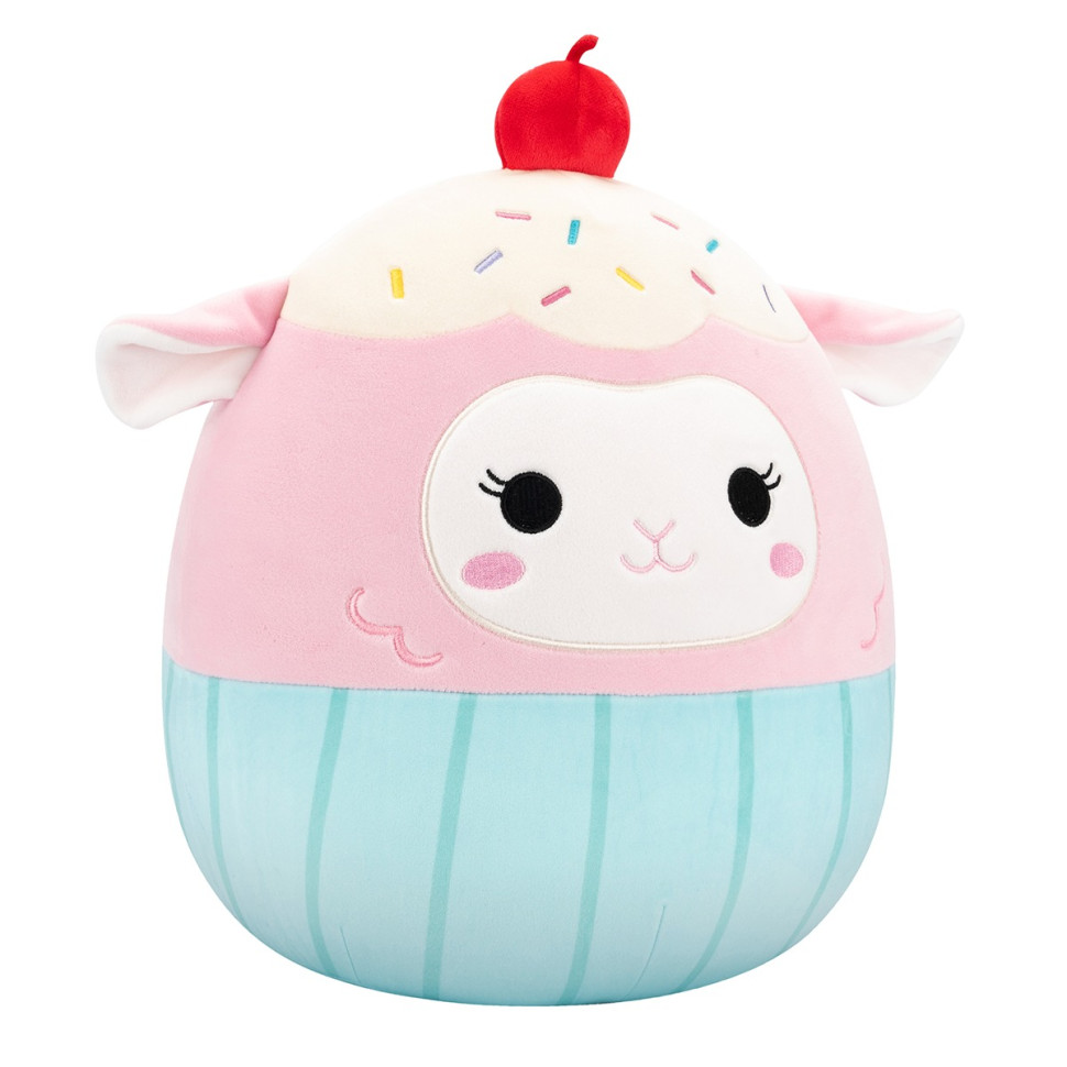 Детская мягкая игрушка Ягненок Лала в костюме Squishmallows SQER01265, 30 см