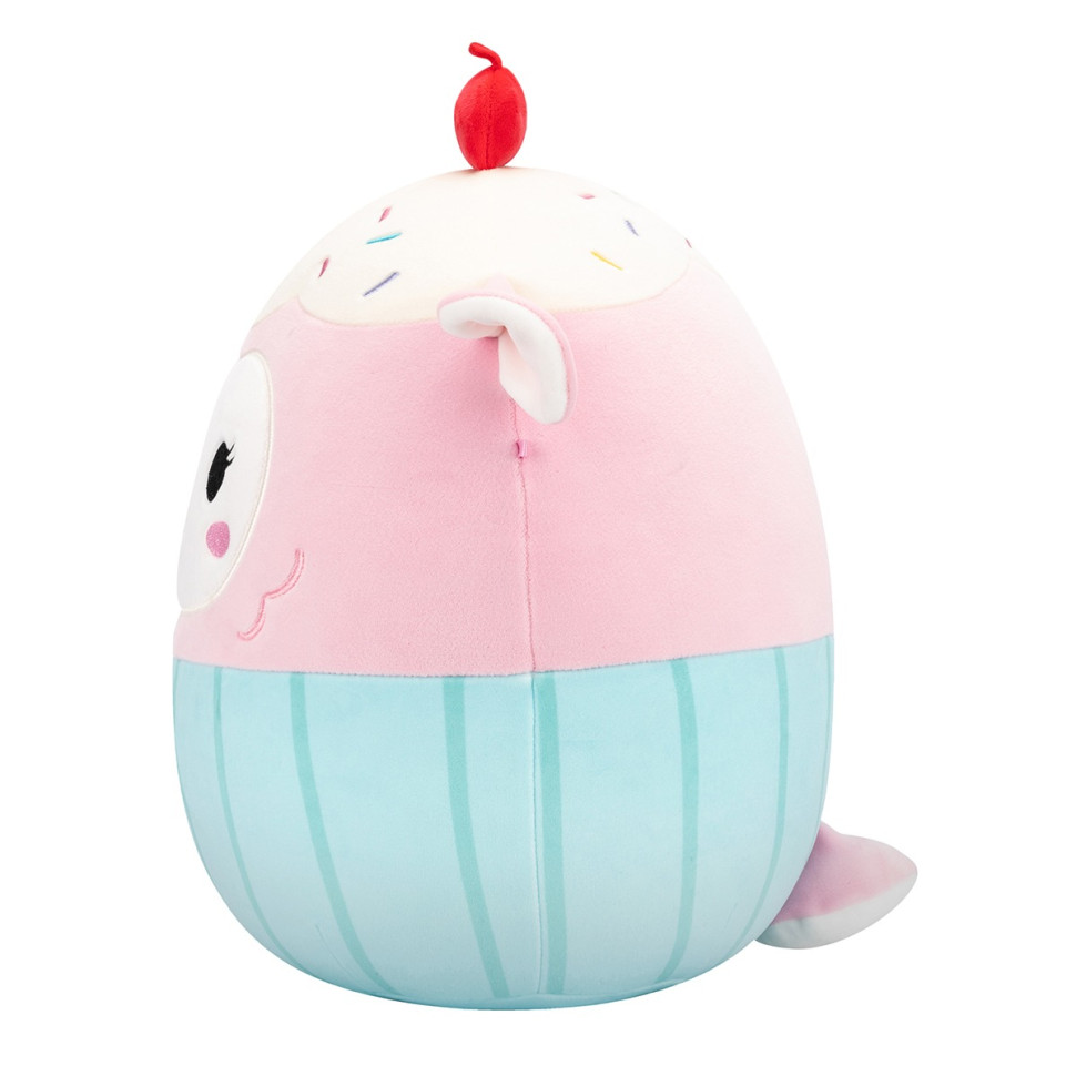Детская мягкая игрушка Ягненок Лала в костюме Squishmallows SQER01265, 30 см