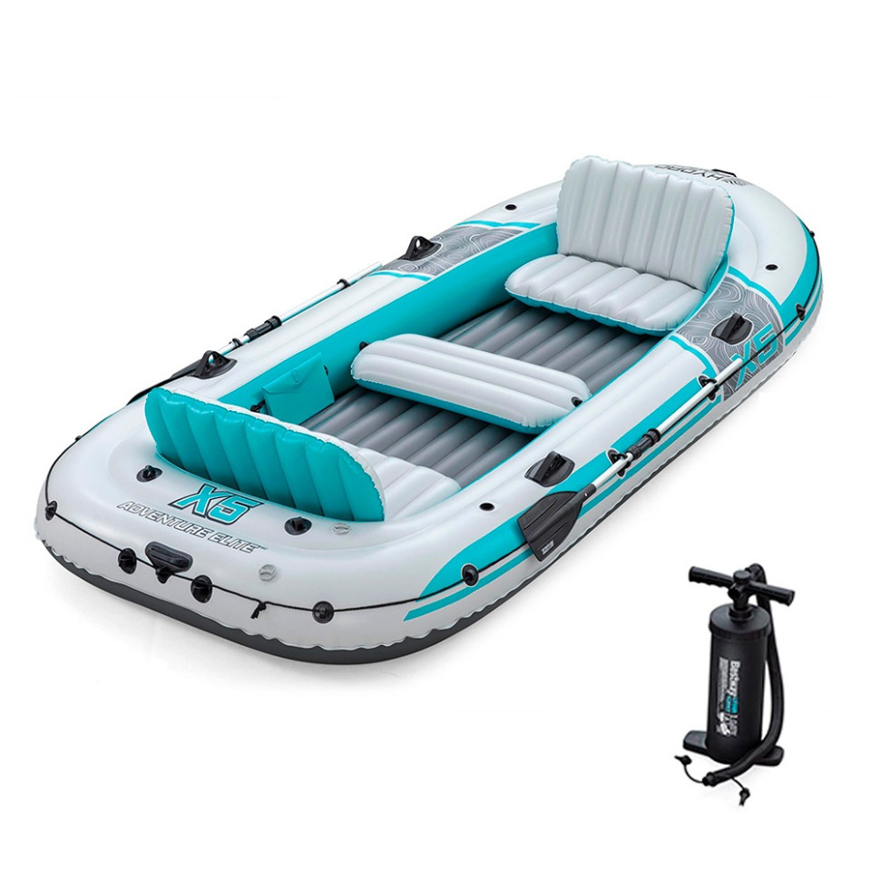 Човен надувний Bestway 65159 Adventure Elite X5 до 600 кг