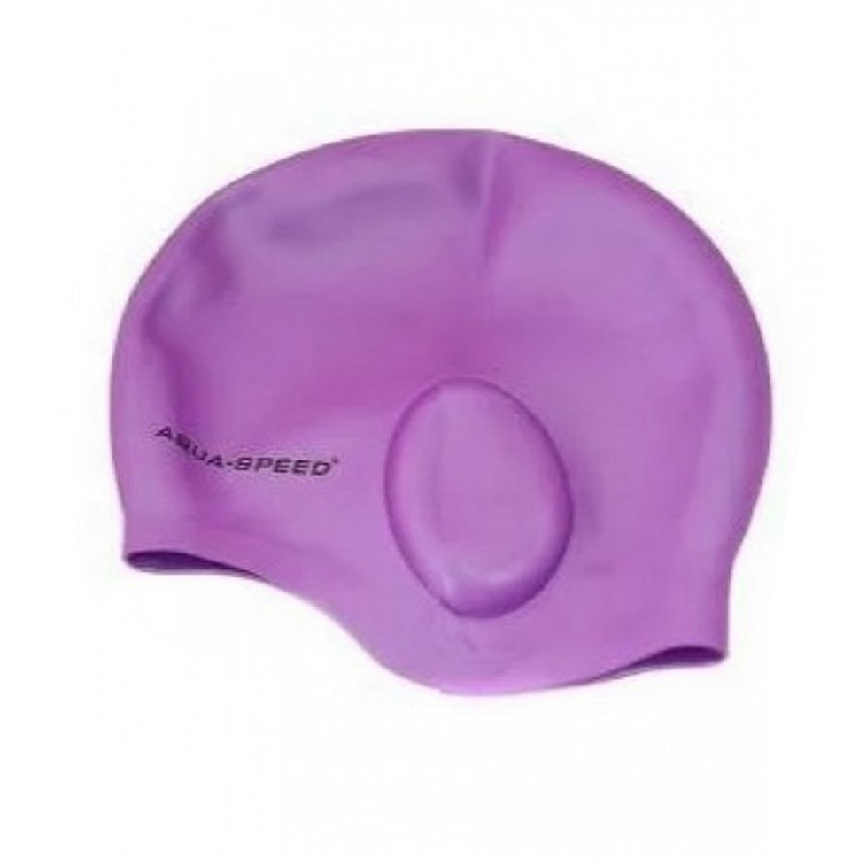 Шапка для плавания EAR CAP 5874 Aqua Speed 128-09 фиолетовый, OSFM