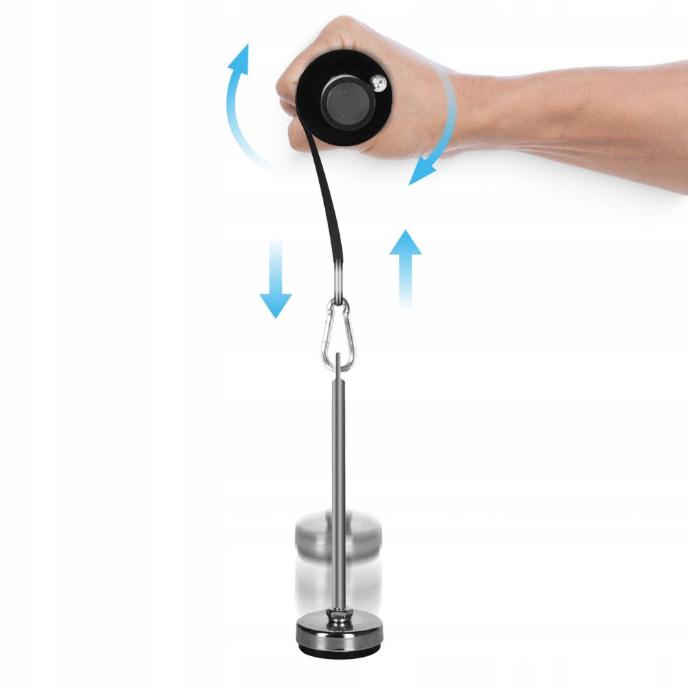 Тренажер для зап'ясть і передпліч Wrist Roller 4FIZJO P-5905973400350 Black 