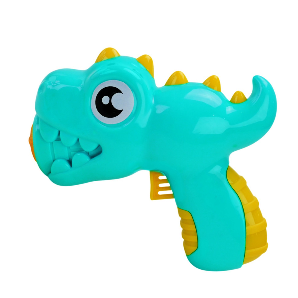 Детский пистолет запускалка Динозаврик Bambi HM-03(Blue) 4 диска
