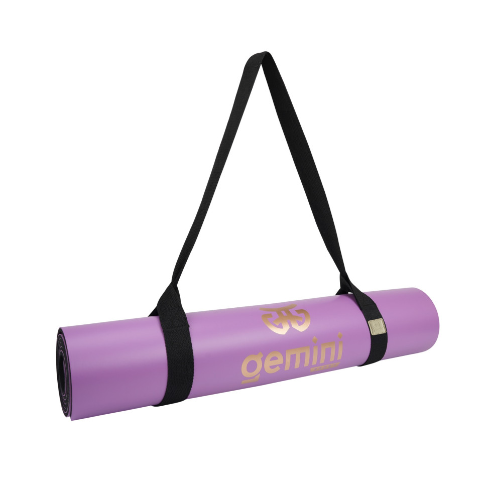 Килимок для йоги каучуковий Pro Gemini Sport PUY-3900-6 поліуретан 183x68x0,5 см, фіолетовий