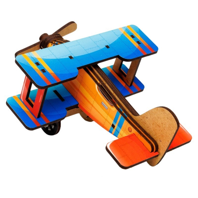 Детский деревянный 3D конструктор 