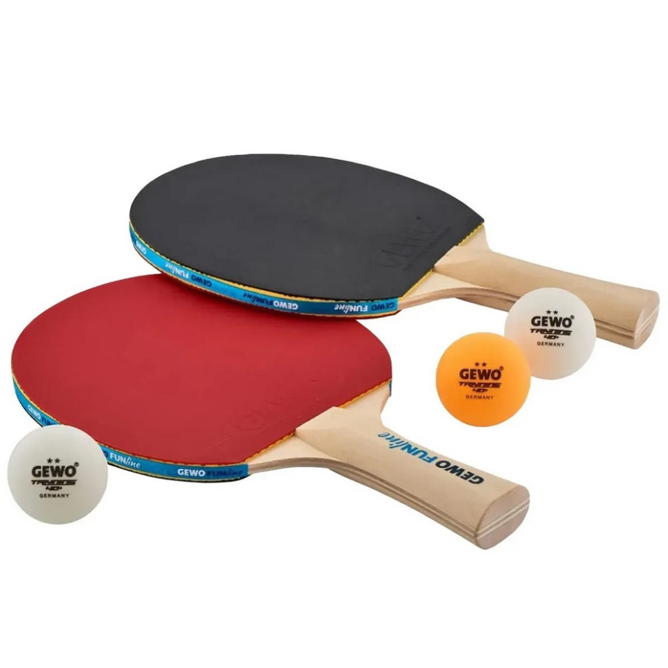 Набір для настільного тенісу Free Time 2 Bats 3 Balls Gewo 931305 + сітка 