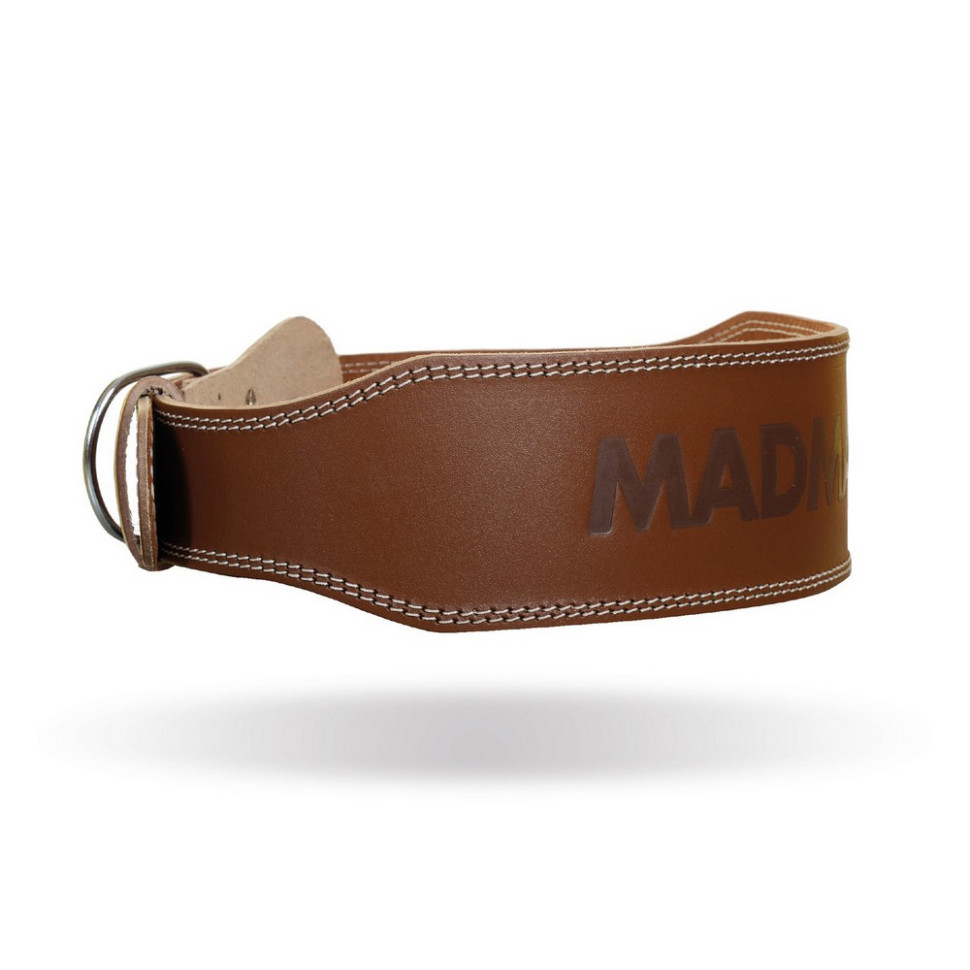 Пояс для важкої атлетики MFB-246 Full leather MadMax MFB-246_S, Chocolate brown, S