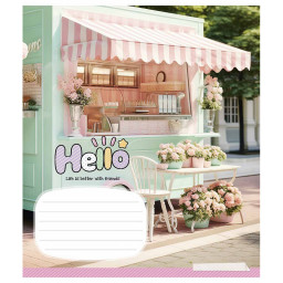 Зошит учнівський "So Cute" Школярик 024-3359K-5 в клітинку, 24 аркушів