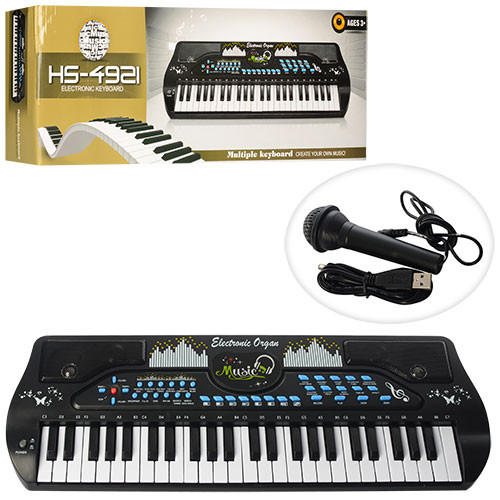 Синтезатор HS4921 49 клавіш, мікрофон по цене 907 грн.