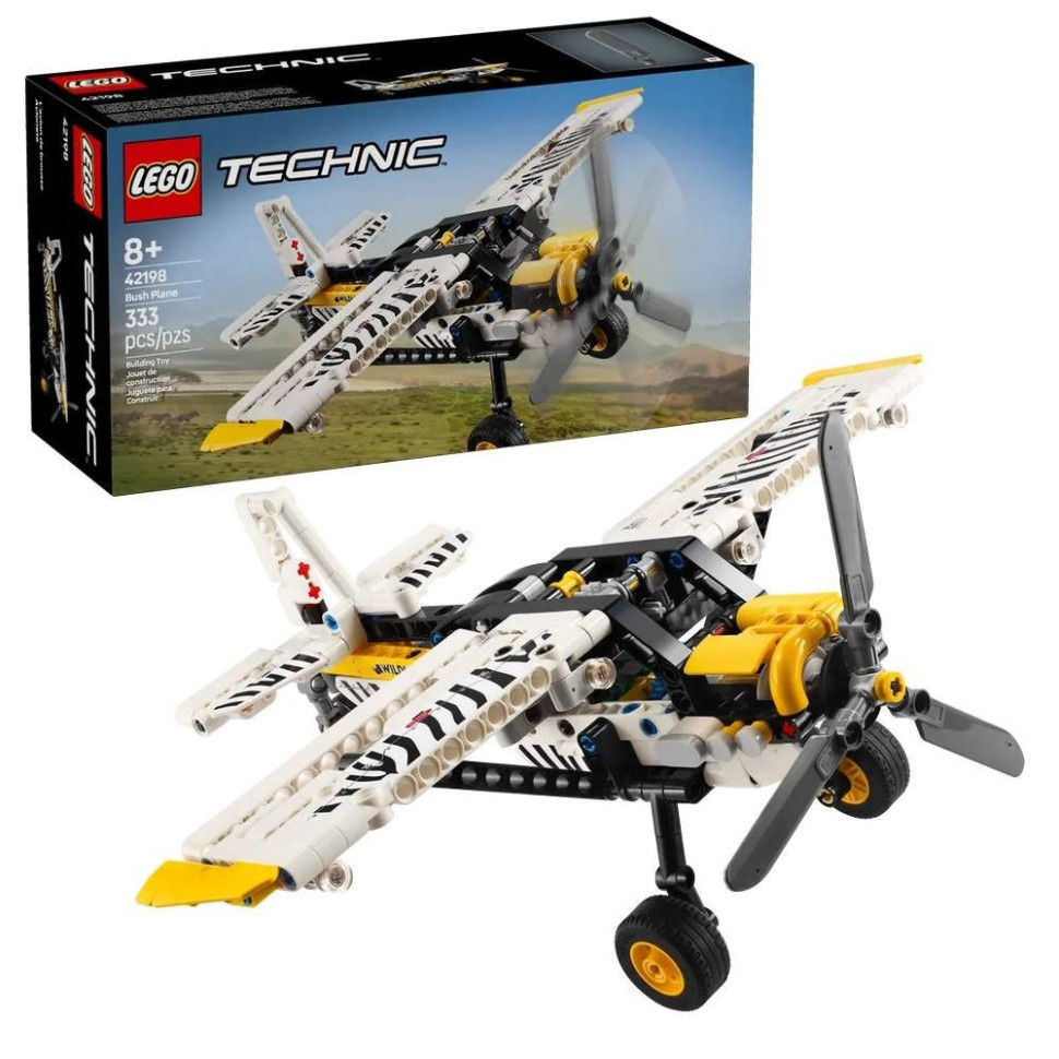 Конструктор детский Буш-самолет LEGO 42198, 333 детали