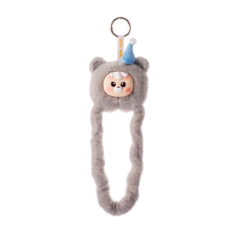 Коллекционная игрушка с кольцом diudiu baby Furry Bear Sesame Snow Tangle HWTANGLE02D01-GD06