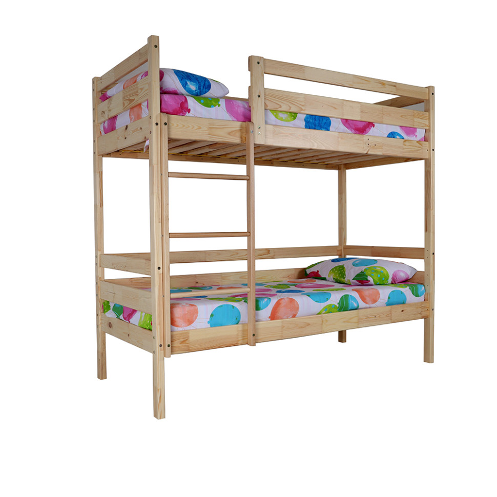 Двоярусне ліжко SportBaby babyson 3 лакове 80x190см