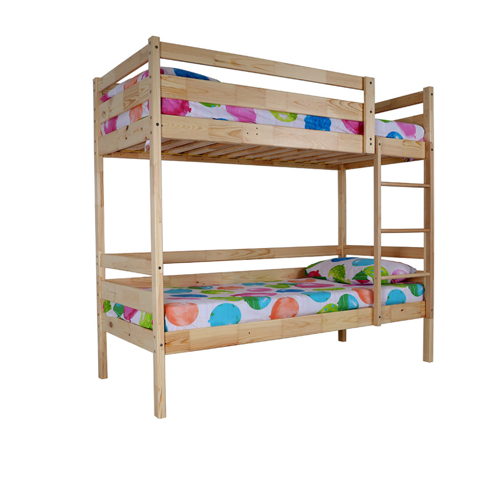 Двоярусне ліжко SportBaby babyson 3 лакове 80x190см