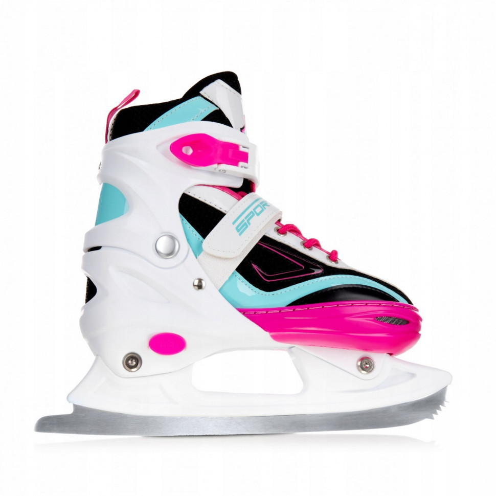 Роликовые коньки SportVida 4 в 1 SV-LG0033 размер 39-42 White-Pink-Blue