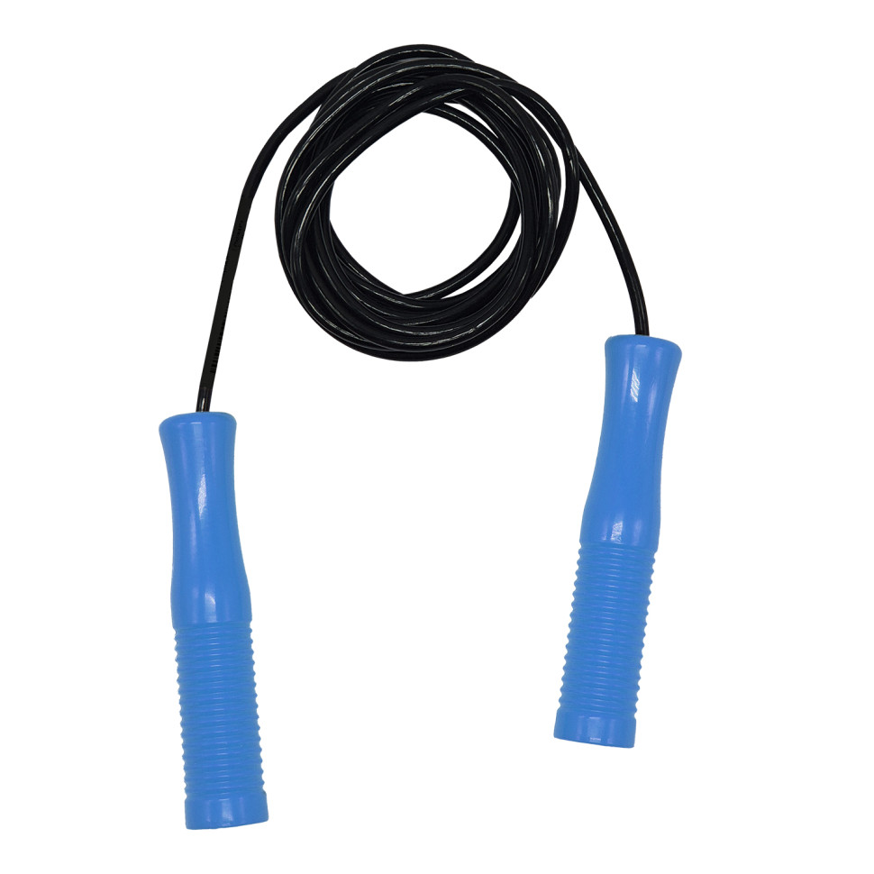 Дитяча Скакалка №1 Colorplast 0749(Blue) діаметр 3,7 мм, довжина 270 см, чорна