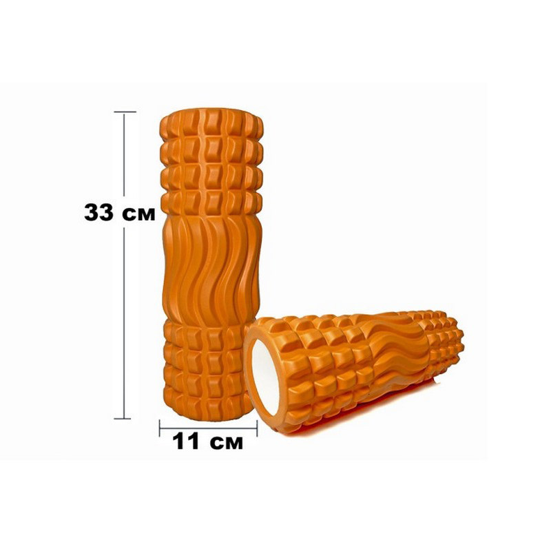 Массажный ролик Wavyspines EasyFit EF-2060-Or Оранжевый