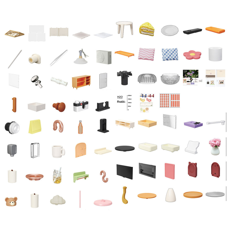 Конструктор-румбокс Вітальня Mini House 8006-MH серії