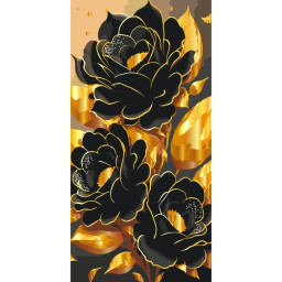 Картина по номерам "Изящные цветы" Art Craft 11549-AC с металлизированными красками 40х80 см