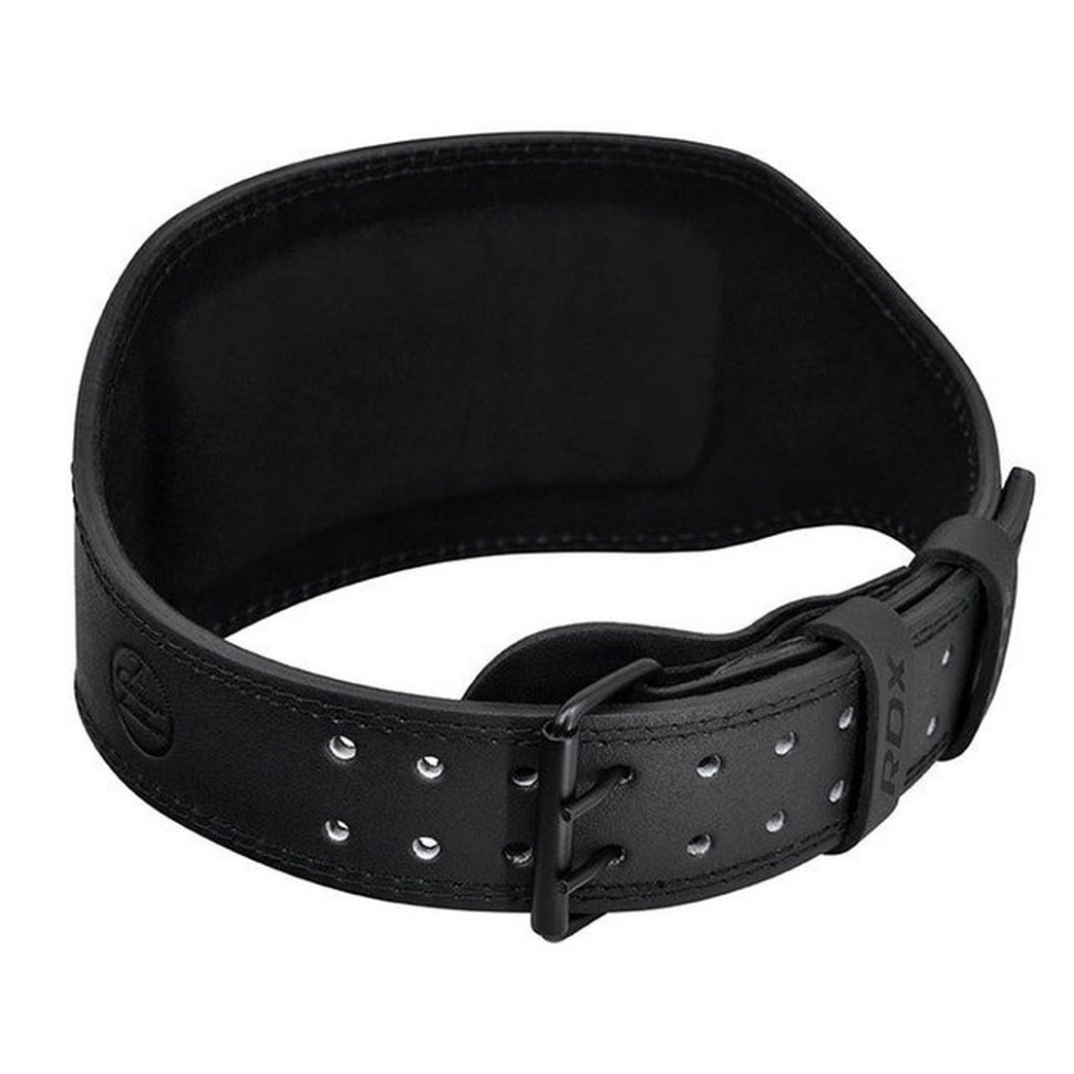 Пояс для тяжелой атлетики 6 RDX Inc Limited WBS-6FB-M, кожаный, Black, M