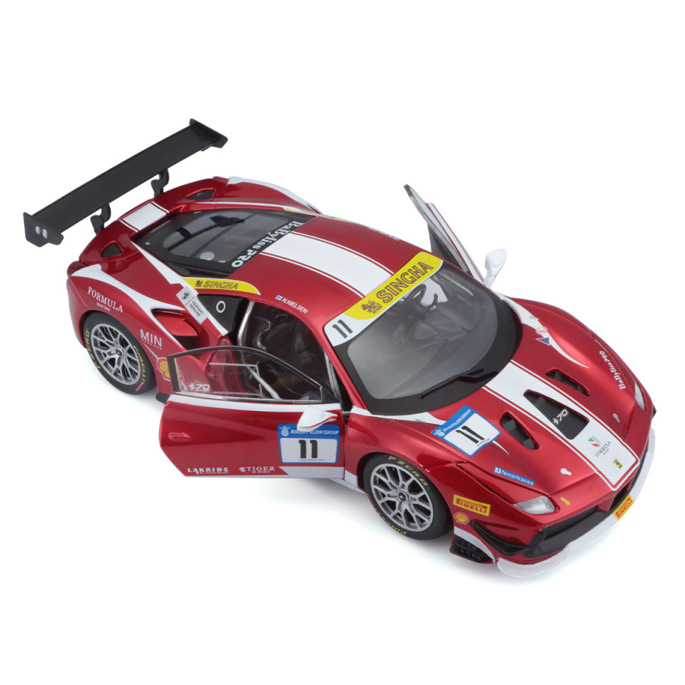Авто-конструктор Ferrari 488 Challenge Bburago 18-26586 масштаб 1:24