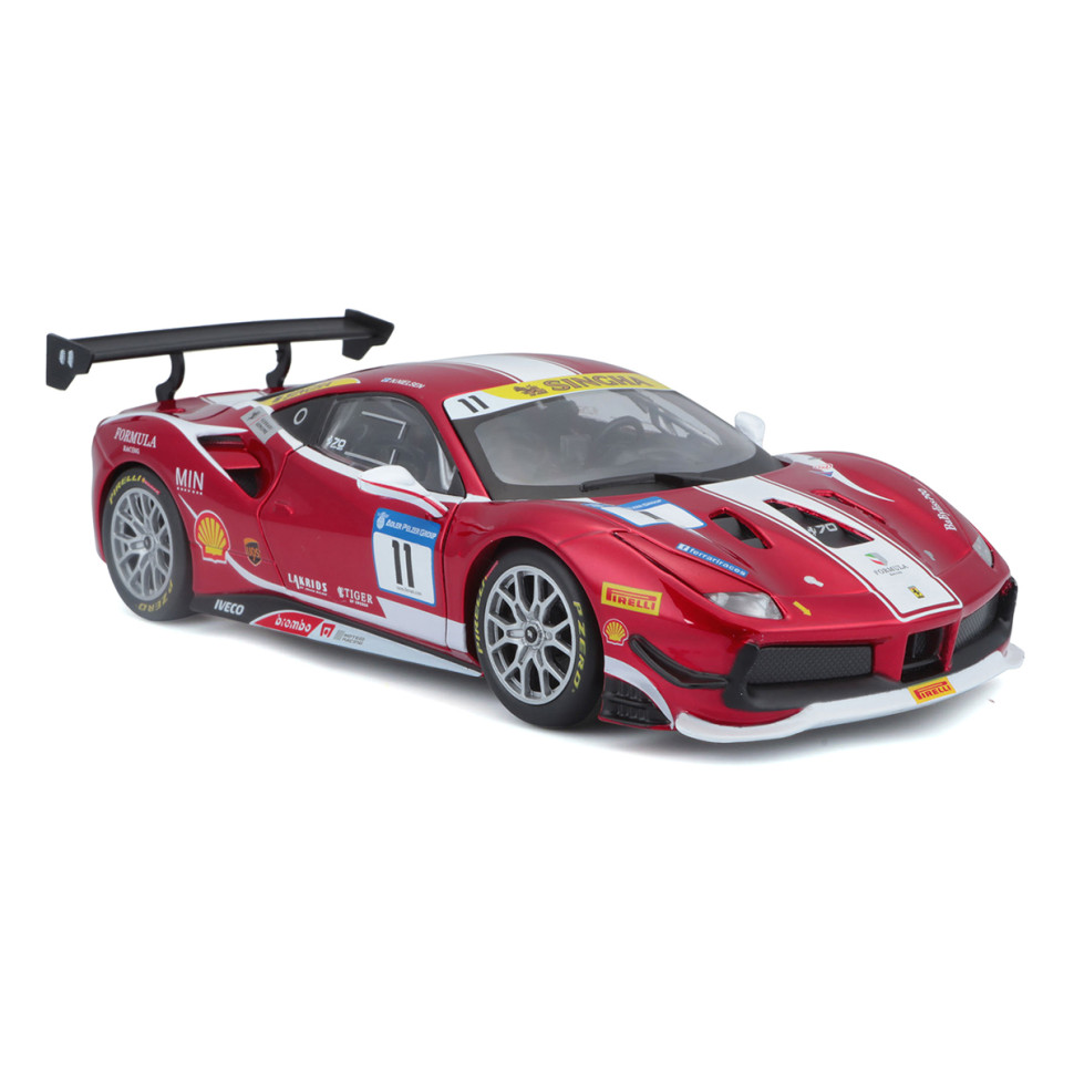 Авто-конструктор Ferrari 488 Challenge Bburago 18-26586 масштаб 1:24