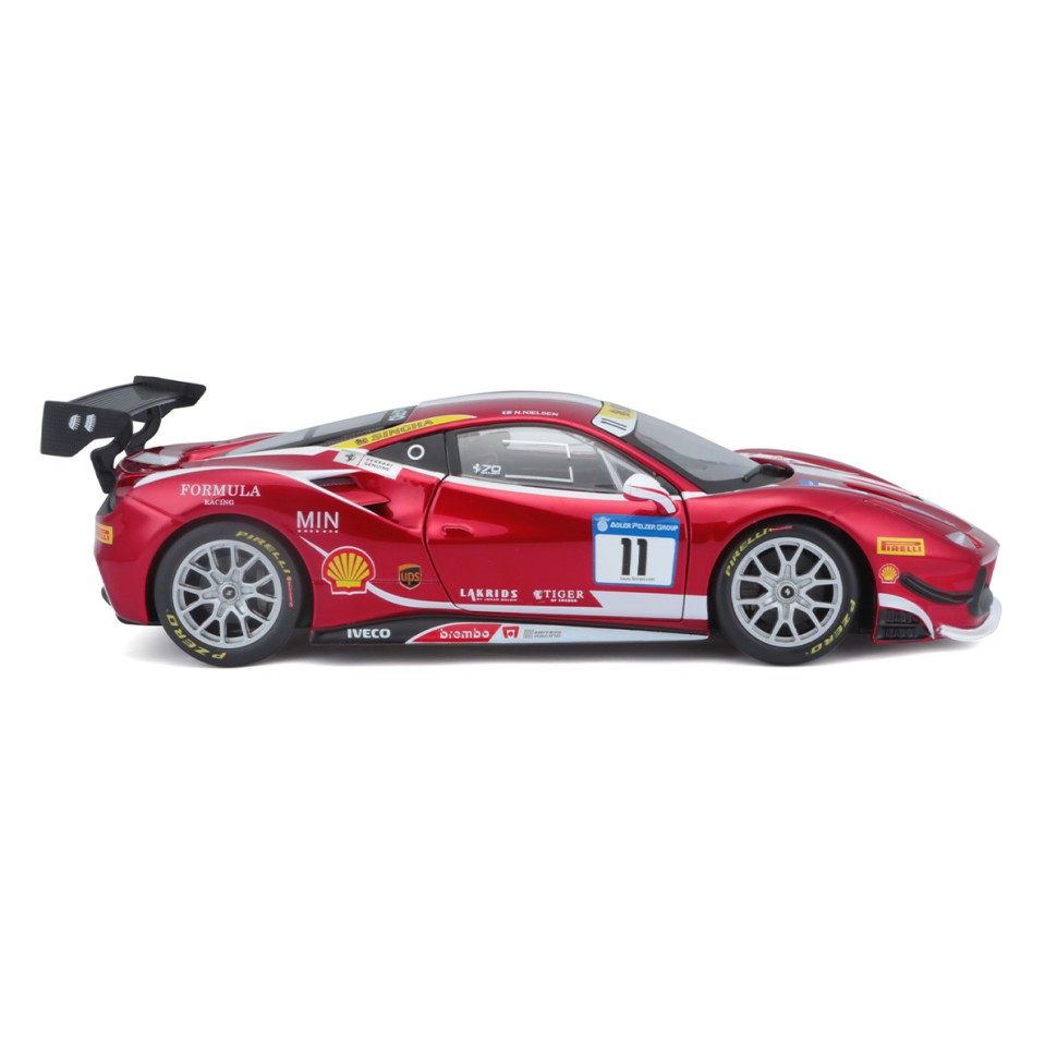 Авто-конструктор Ferrari 488 Challenge Bburago 18-26586 масштаб 1:24