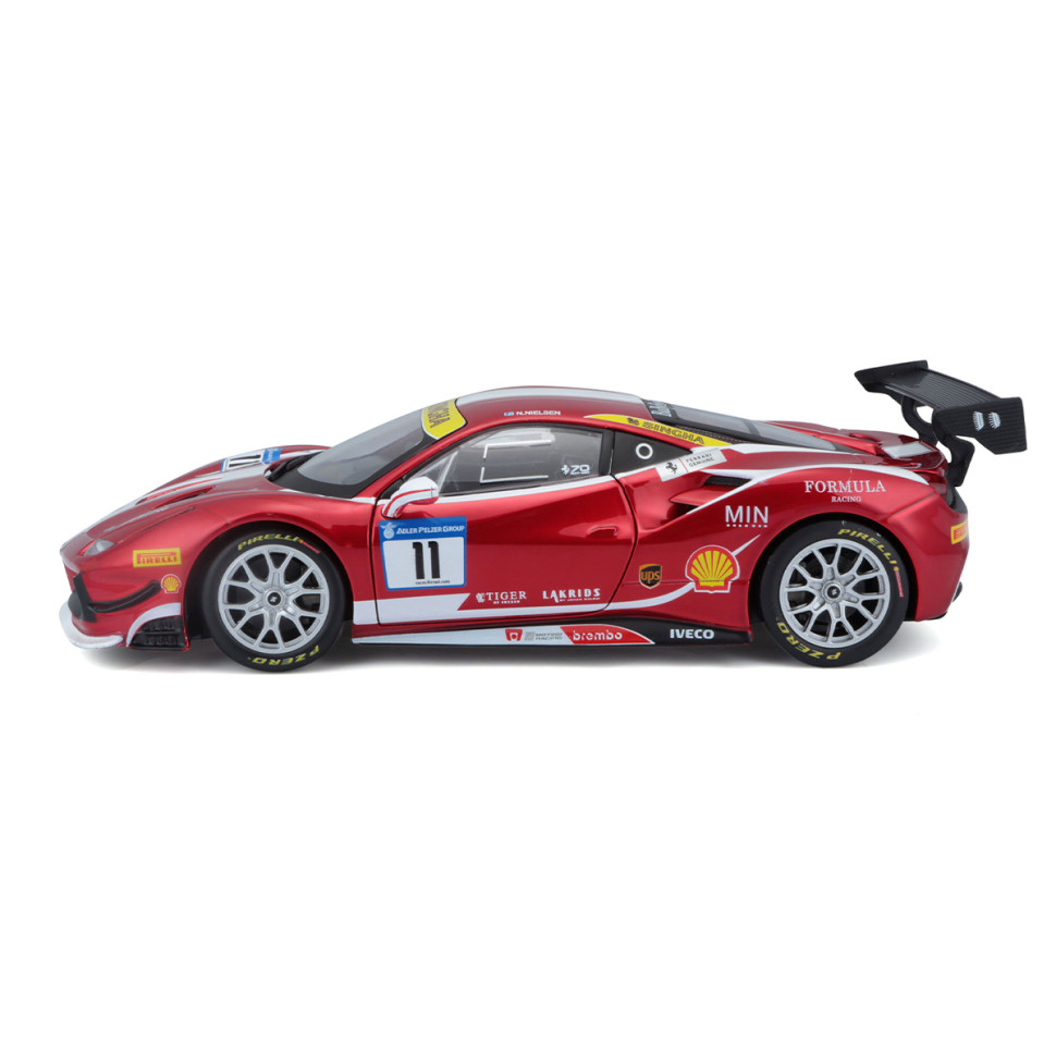 Авто-конструктор Ferrari 488 Challenge Bburago 18-26586 масштаб 1:24