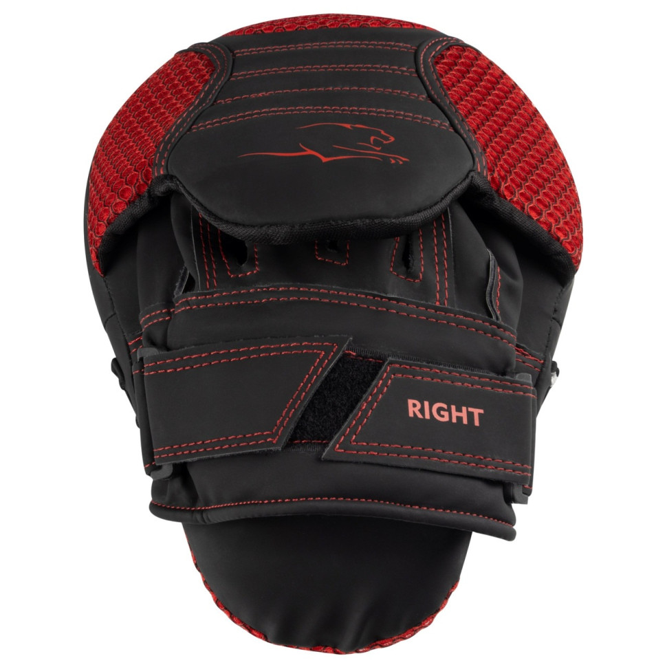 Лапы боксерские 3044 Pro Carbon Ultra Series PowerPlay PP_3044_Bl/Red Черно-Черные [пара]