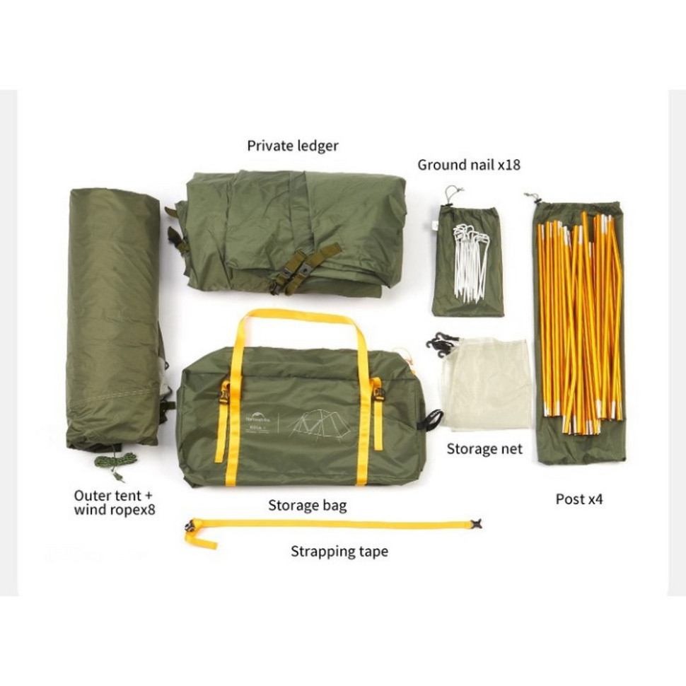 Намет чотиримісний KOTA 4 CNK2450WS041 Naturehike 6927595777886