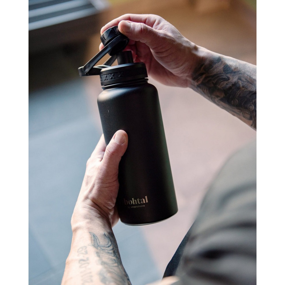 Пляшка для води Bohtal Insulated Sports Bottle Smartshake 11280001 Black 960 мл