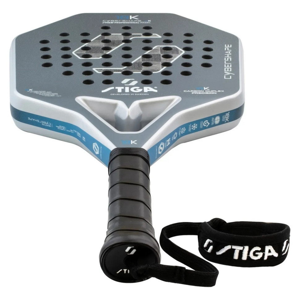 Ракетка для падел тенісу Racket 18K Cybershape 2V 2202-1722-03 Stiga 932049