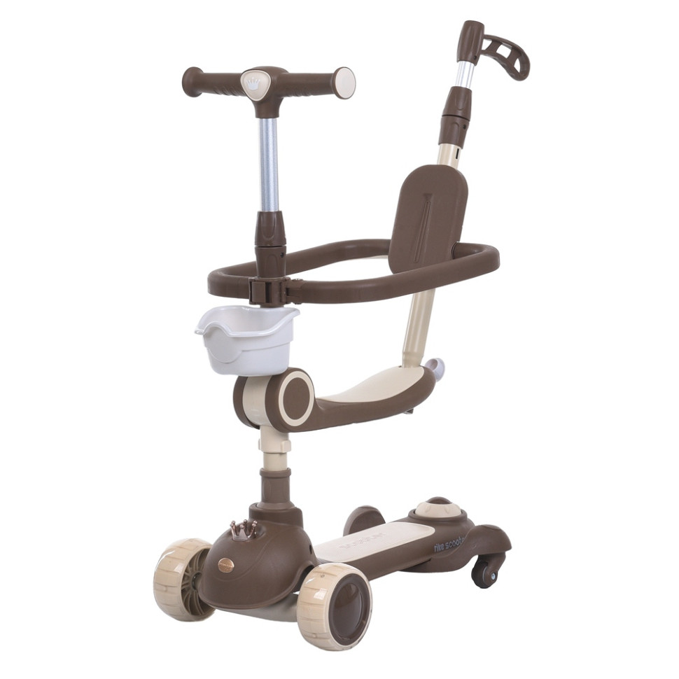 Триколісний самокат-біговел 5 в 1 iTurbo Trike JR3-168-5С-BR, до 25 кг