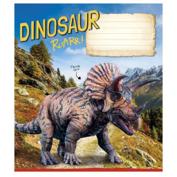 Зошит учнівський "Jurassic world" Школярик 018-3310K-1 в клітинку, 18 аркушів