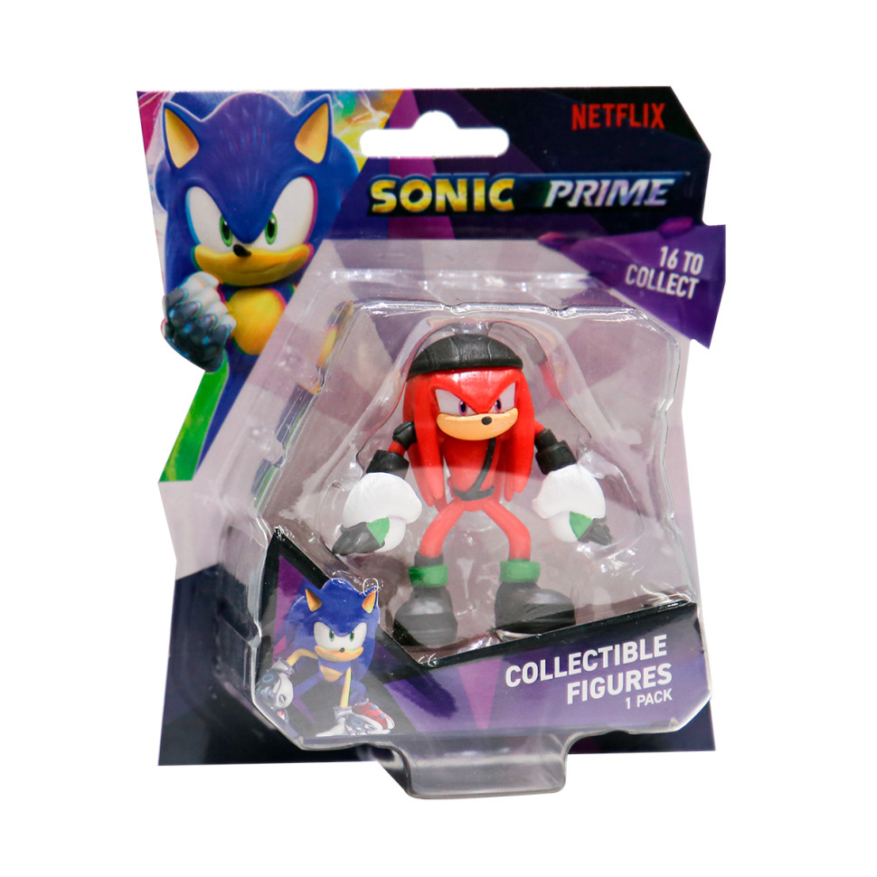 Игровая фигурка Наклз готов к бою Sonic Prime SON2010G, 6,5 см