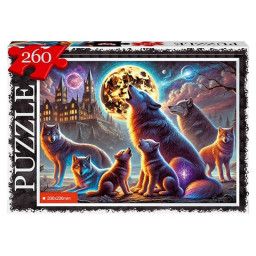 Пазл класичний "Вовки" Danko Toys С260-14-10, 260 елементів