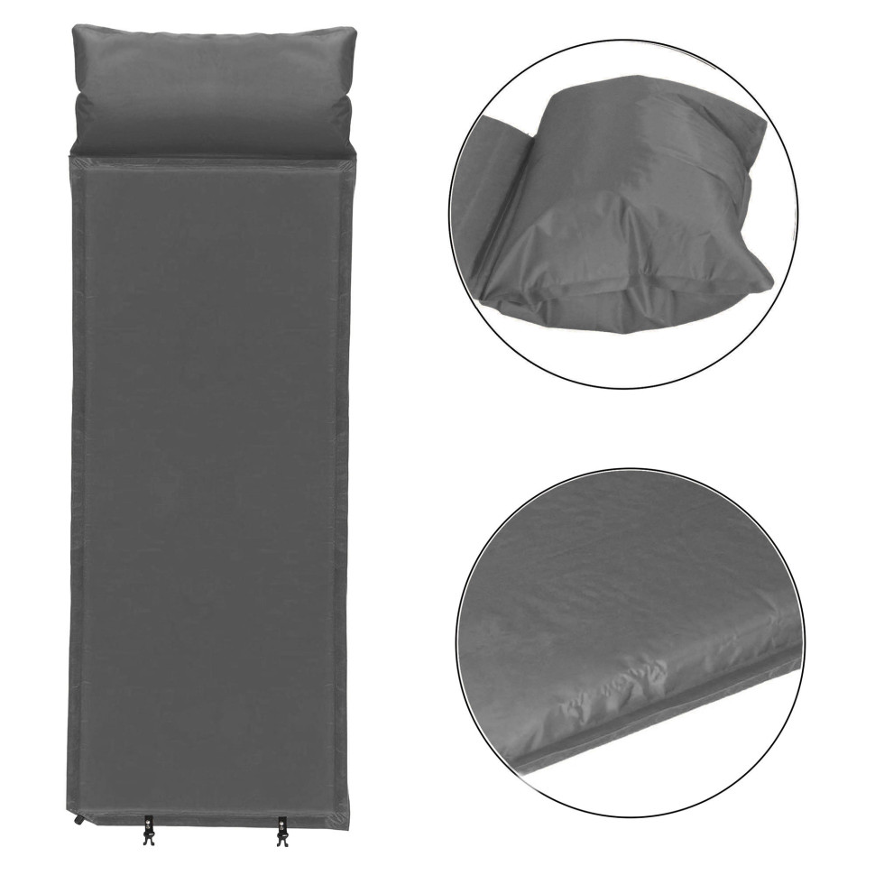 Коврик самонадувающийся с подушкой Springos PM035 до 110 кг 186x53x2,5 см