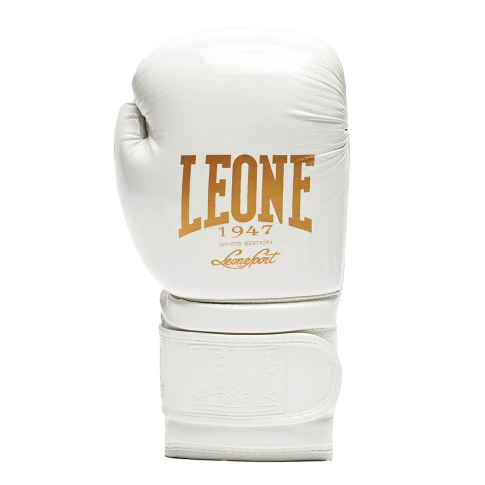 Боксерские перчатки GN059W Leone GN059W_White_10oz 10 унций (капа в комплекте)