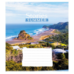 Тетрадь общая "Летняя сторис" Leader 048-600162L-1 в линию, 48 листов 