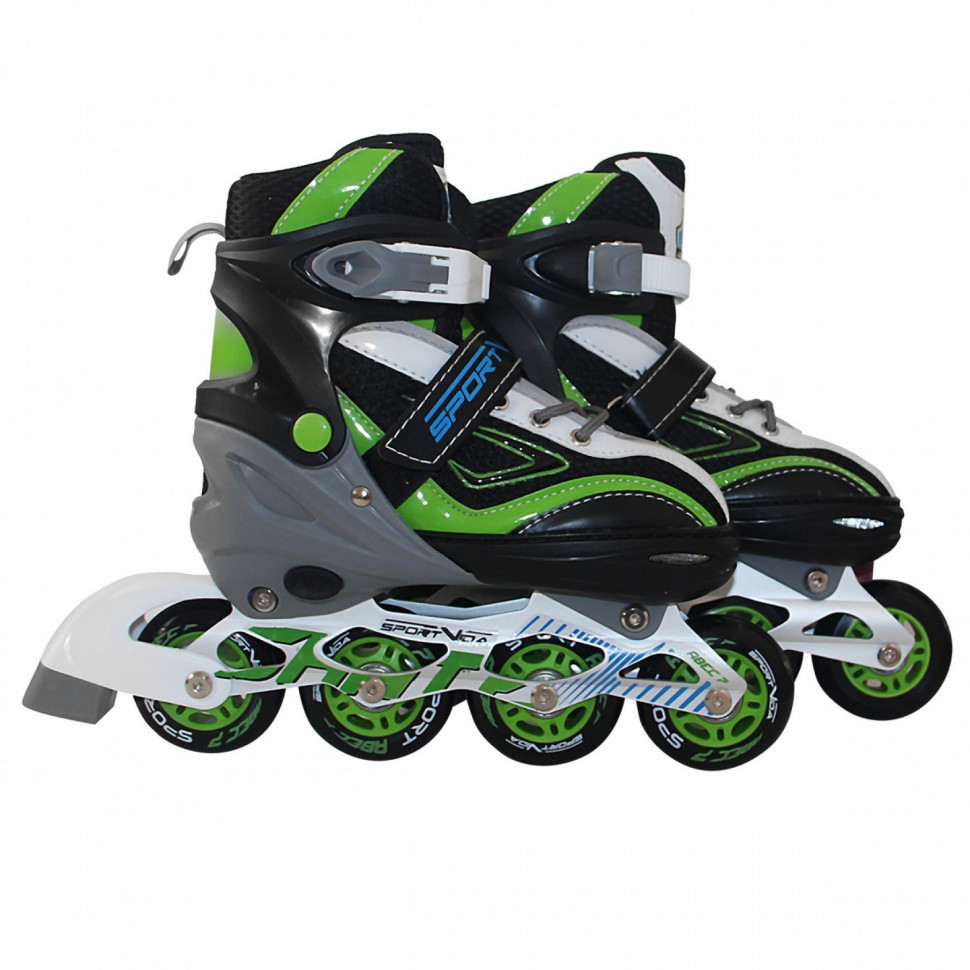 Роликові ковзани SportVida 4 в 1 SV-LG0034 розмір 31-34 Black-Green-White