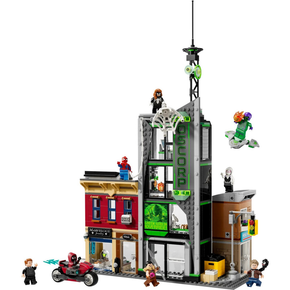 Конструктор Super Heroes Человек-паук против Оскорпа LEGO 76324, 808 деталей