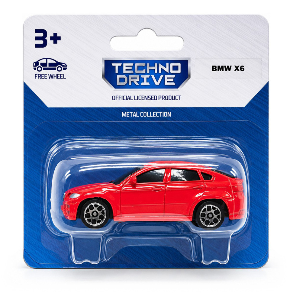 Дитяча мінімодель BMW X6 TechnoDrive 250438US2-20 серії Street Racers S3
