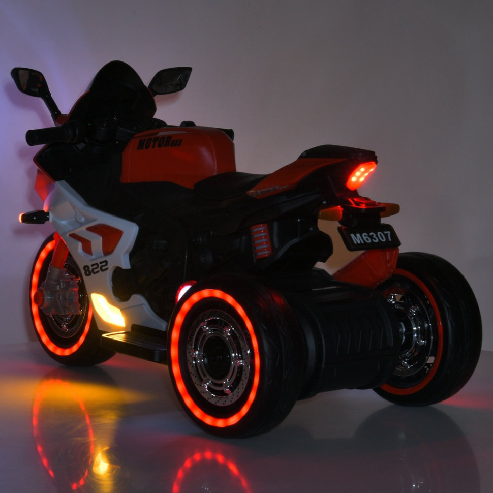 Детский электромобиль Мотоцикл Bambi Racer M 6307EL-3 до 30 кг
