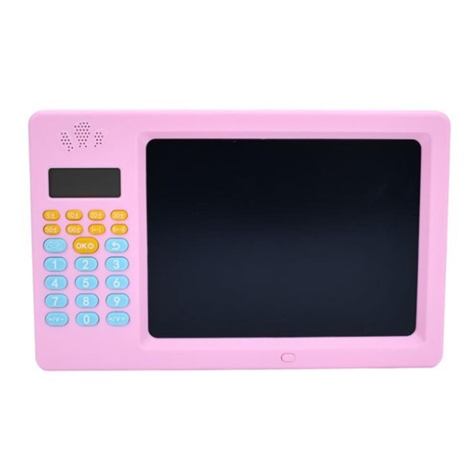 Калькулятор развивающий Bambi TD202373(Pink) с планшетом для рисования