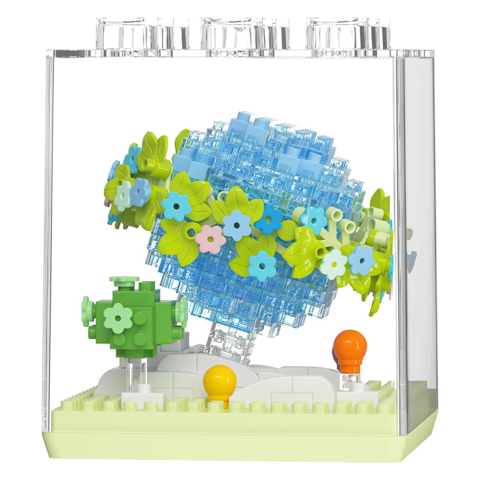 Детский Конструктор Flower Language Bambi 7347 в колбе, 395 деталей