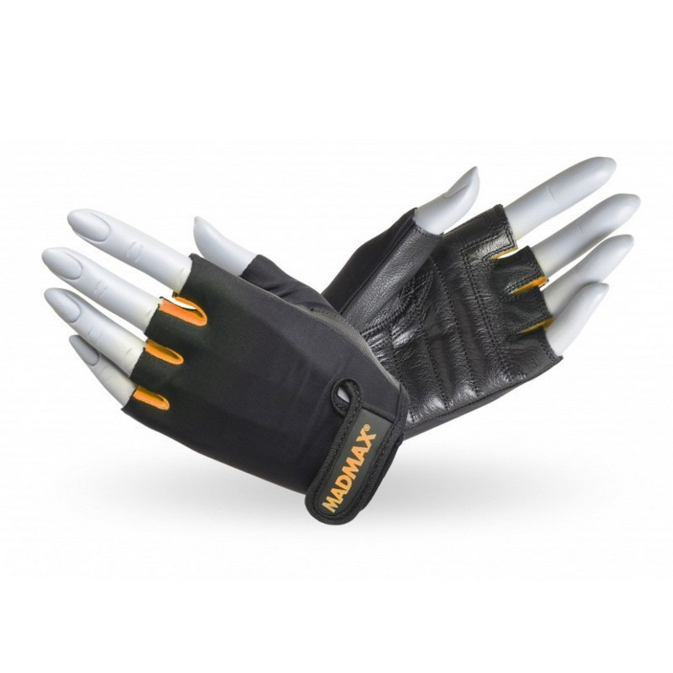 Рукавички для фітнесу Rainbow MadMax MFG-251-ORG_M, Orange, M 17,5-19 см