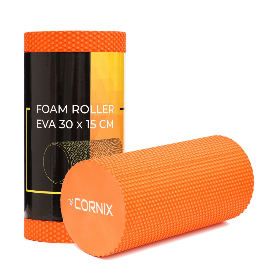 Массажный ролик (валик, роллер) Cornix XR-0297 Orange 30 x 15 см