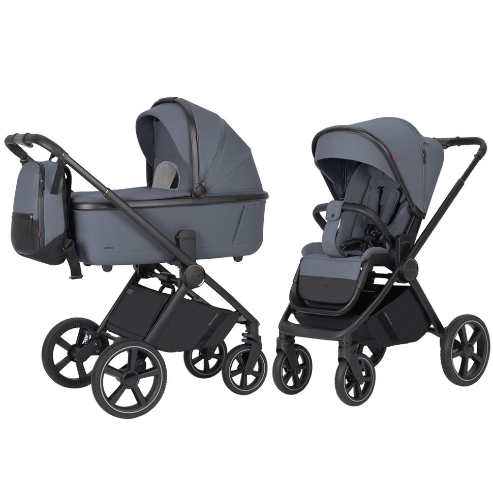 Дитяча універсальна коляска 2 в 1 Ultimo Carrello CRL-6528 Cool Grey 