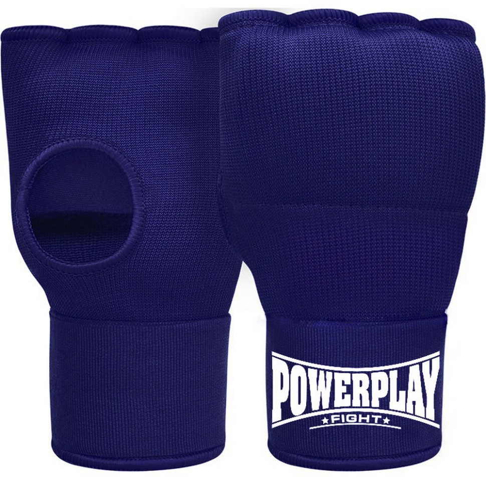 Бинты-перчатки с гелевыми подушечками 3096 PowerPlay PP_3096_Navy_M, размер M
