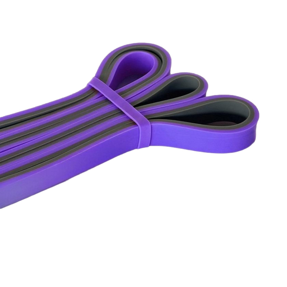 Еспандер-петля (гумка для фітнесу і кроссфіту) 4116 Double Colors PowerPlay PP_4116_Purple_(14-23kg) 14-23 кг