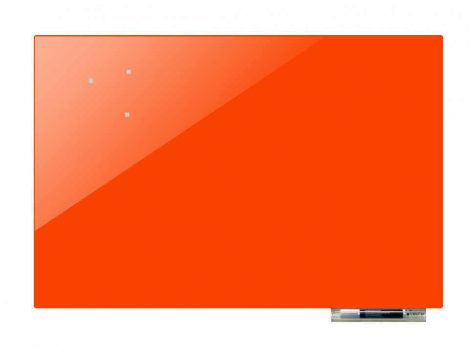 Дошка магнітно-маркерна скляна GL100200, 100x200